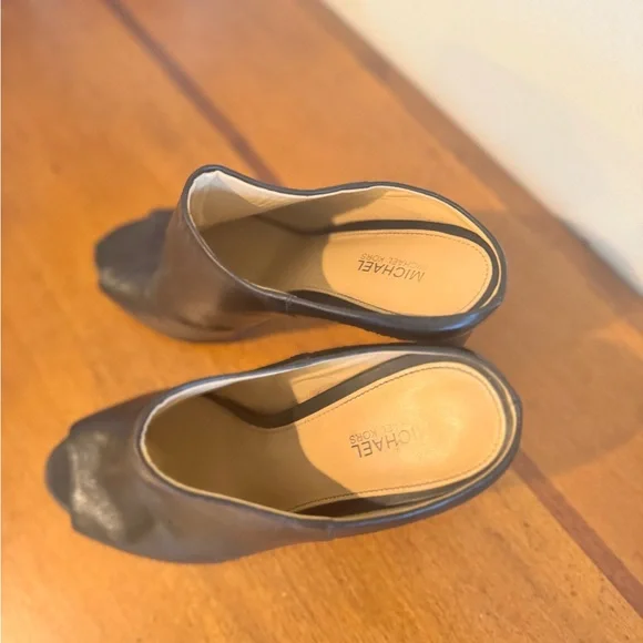 Michael Kors Black Shaw Mules - Picture 5 of 6